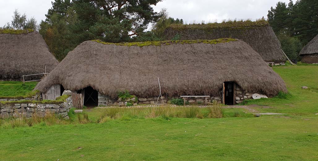 17th Century Long House in the Highland Folk Museum